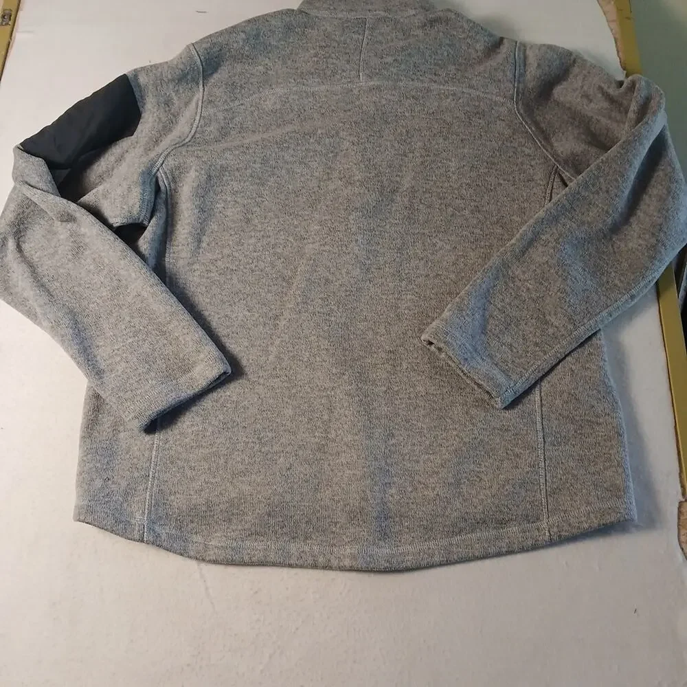 Eddie Bauer Quarter Zip Size 2XL Gray Long Sleeve EUC - Picture 9 of 10